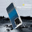 For iPhone 16 Pro Max Magnetic Case Silver Electroplated Shockproof Anti-slip Cover Compatible with Magsafe - Moonrise Blue - 6