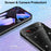 For Google Pixel 9 Pro Magnetic Case Glitter TPU Shockproof Phone Cover with Lanyard - Black - 3