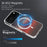 For iPhone 17 Pro Magnetic Case Silver Electroplated Shockproof Anti-slip Cover Compatible with Magsafe - Sunset Yellow - 5