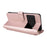 For ZTE Blade A75 Pro 5G / Telstra T-Elite 5G Leather Case Stand Wallet Phone Cover with Shoulder  /  Wrist Strap - Pink - 6