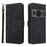 For ZTE Blade A75 Pro 5G / Telstra T-Elite 5G Case Wallet RFID Blocking PU Leather Phone Cover Stand with Strap - Black - 1