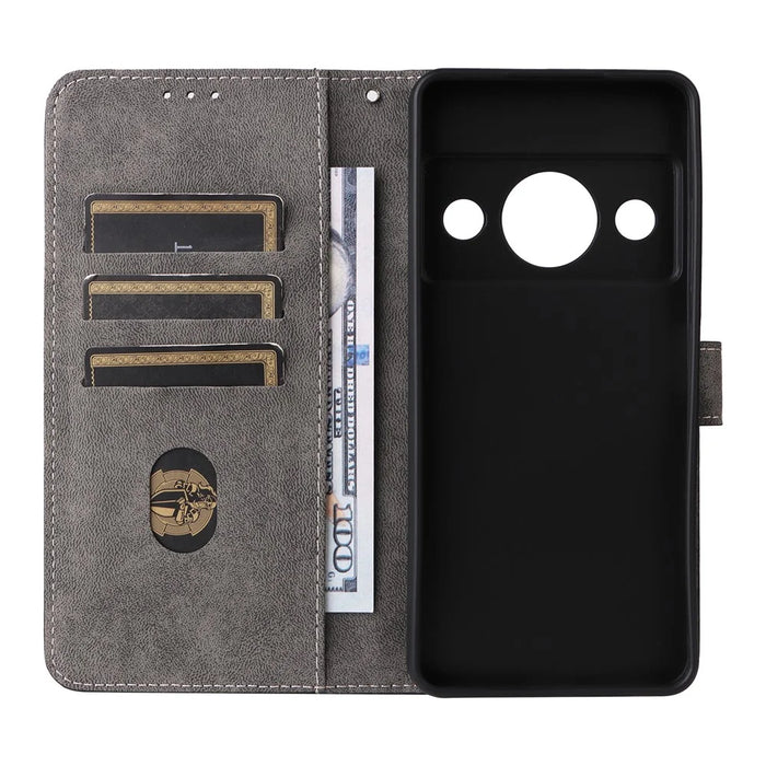 For ZTE Blade A75 Pro 5G / Telstra T-Elite 5G Case Wallet RFID Blocking PU Leather Phone Cover Stand with Strap - Black - 3