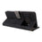 For ZTE Blade A75 Pro 5G / Telstra T-Elite 5G Case Wallet RFID Blocking PU Leather Phone Cover Stand with Strap - Black - 5