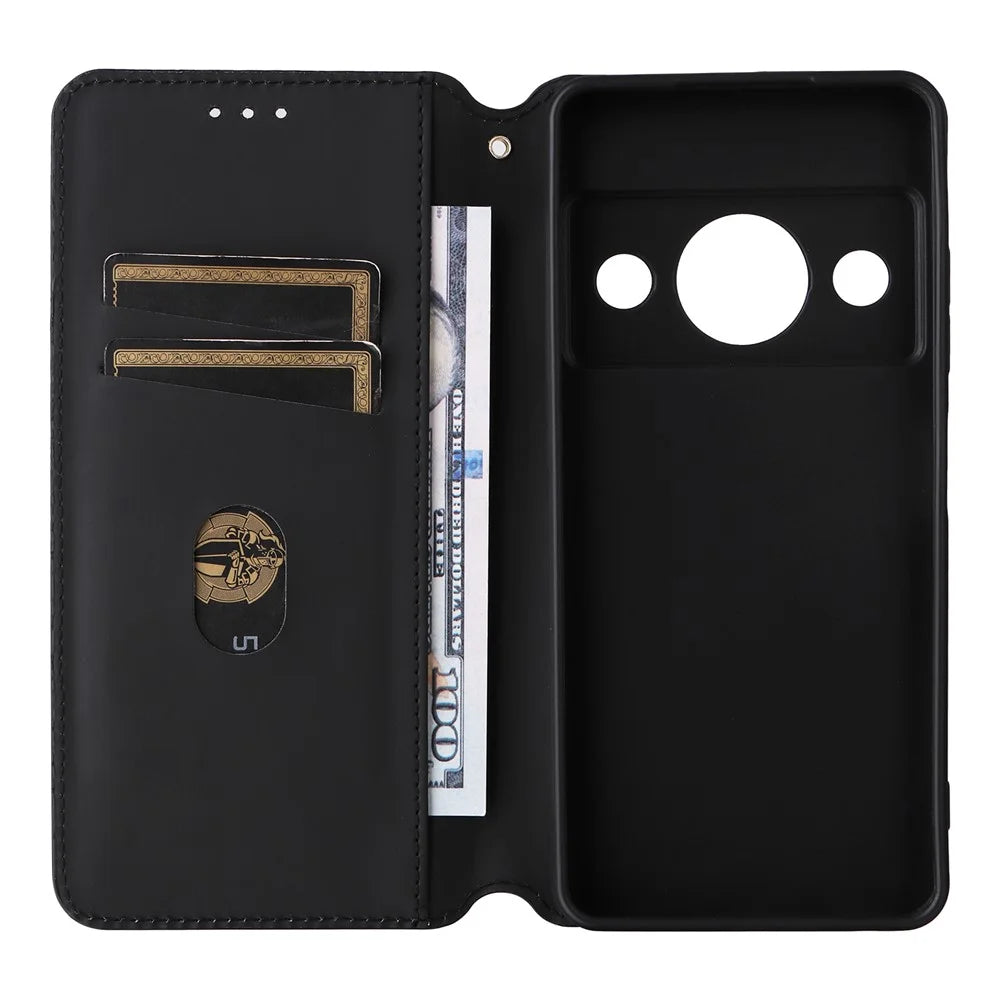 For ZTE Blade A75 Pro 5G / Telstra T-Elite 5G Case Wallet Rhombus Imprinted PU Leather Phone Cover - Silver - 3
