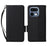 For Realme 16 Pro+ 5G Case Litchi Texture Wallet Leather Phone Cover with Wrist Strap - Black - 1