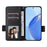 For Realme 16 Pro+ 5G Case Litchi Texture Wallet Leather Phone Cover with Wrist Strap - Black - 2