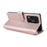 For ZTE nubia RedMagic 11 Air 5G Leather Case Stand Wallet Phone Cover with Shoulder  /  Wrist Strap - Pink - 6