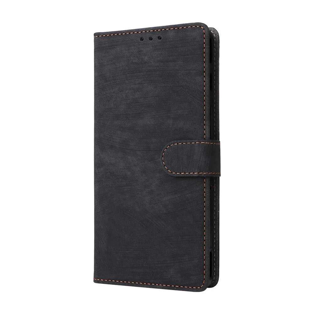 For ZTE nubia RedMagic 11 Air 5G Case Wallet RFID Blocking PU Leather Phone Cover Stand with Strap - Black - 7