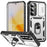For Samsung Galaxy S26 Case TPU + PC Slide Camshield Kickstand Phone Cover - White - 1