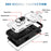 For Samsung Galaxy S26 Case TPU + PC Slide Camshield Kickstand Phone Cover - White - 4