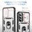 For Samsung Galaxy S26 Case TPU + PC Slide Camshield Kickstand Phone Cover - White - 5
