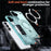 For Samsung Galaxy S26+ Magnetic Case Military Protection PC + TPU Kickstand Phone Cover - Baby Blue - 4