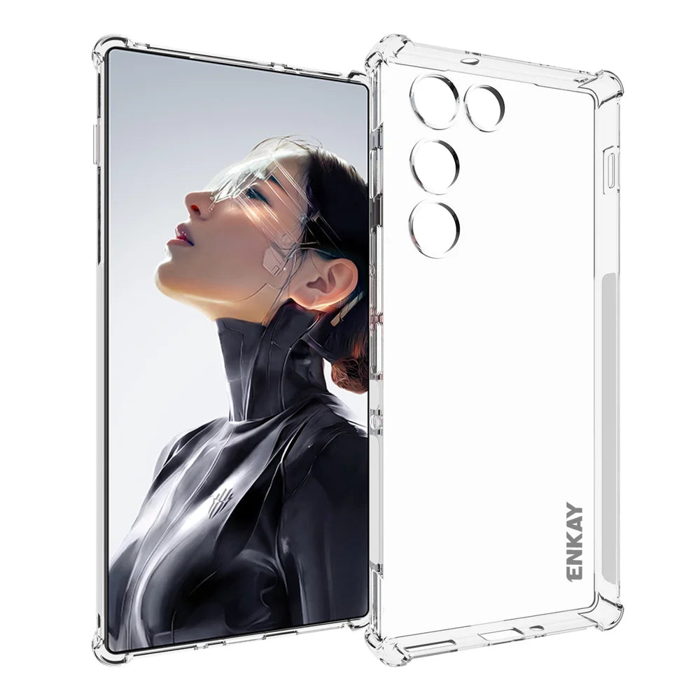 ENKAY HAT PRINCE For ZTE nubia RedMagic 11 Air 5G Clear Phone Case   Shockproof Anti-slip TPU Cover - Transparent - 1