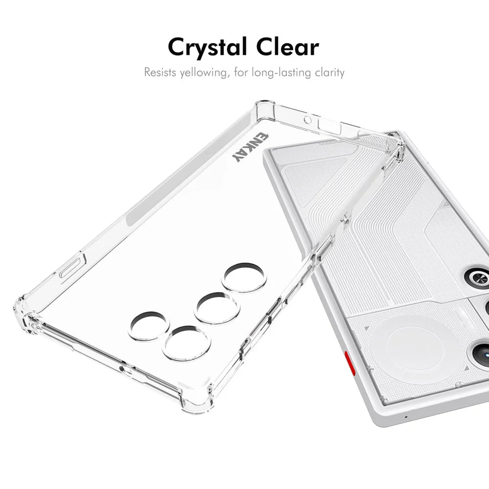 ENKAY HAT PRINCE For ZTE nubia RedMagic 11 Air 5G Clear Phone Case   Shockproof Anti-slip TPU Cover - Transparent - 5