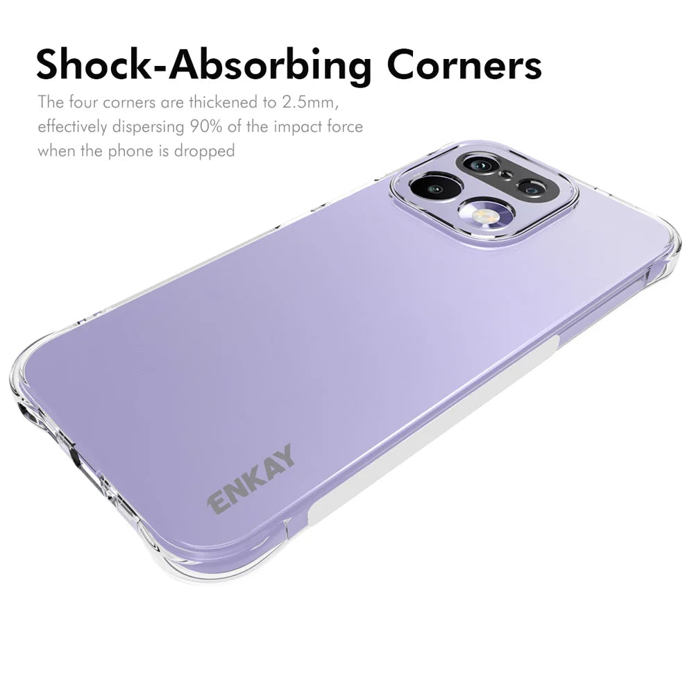 ENKAY HAT PRINCE For Realme 16 Pro 5G Clear Phone Case   Shockproof Anti-slip TPU Cover - Transparent - 2