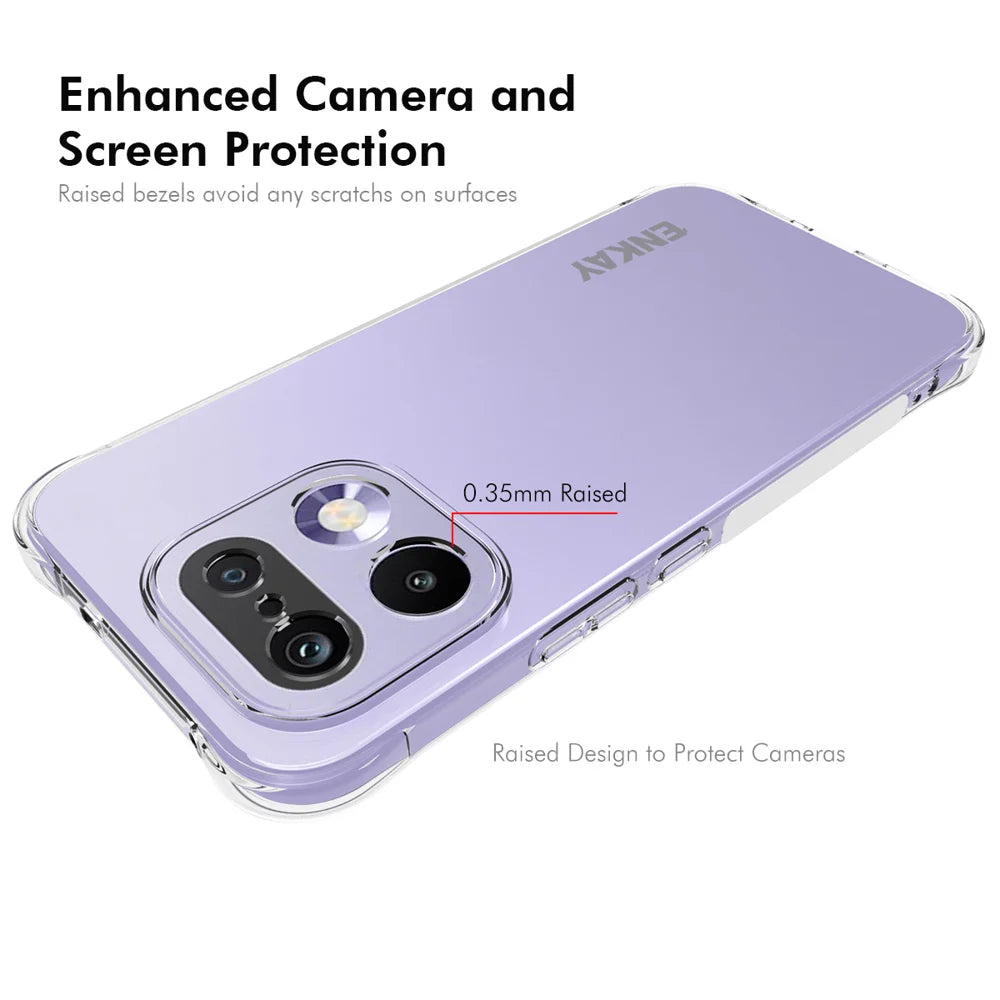 ENKAY HAT PRINCE For Realme 16 Pro 5G Clear Phone Case   Shockproof Anti-slip TPU Cover - Transparent - 3