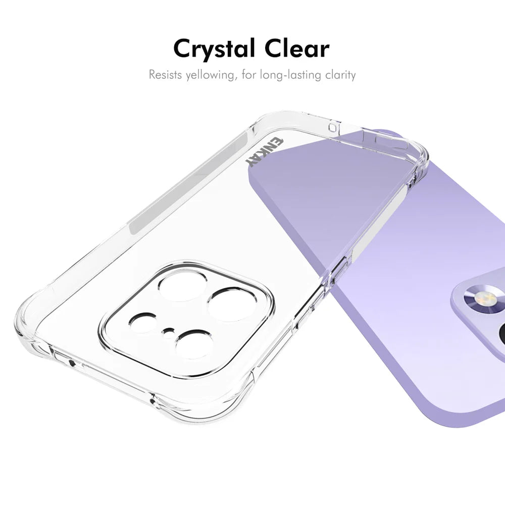 ENKAY HAT PRINCE For Realme 16 Pro+ 5G Clear Phone Case   Shockproof Anti-slip TPU Cover - Transparent - 5