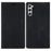 For Samsung Galaxy S23+ Magnetic Auto-absorbed PU Leather Phone Case Folio Flip Stand Wallet Cover - Black - 1