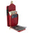 For Samsung Galaxy S26 Case Zipper Wallet Leather + TPU Phone Cover with Strap - Red - 4
