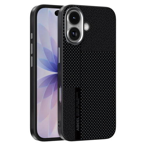 ABEEL For iPhone 17 Magnetic Case Ultra-thin 6D Printed Shockproof TPU PC Aluminum Alloy Leather Phone Cover - Guardian Model 2 No. 2 - 1