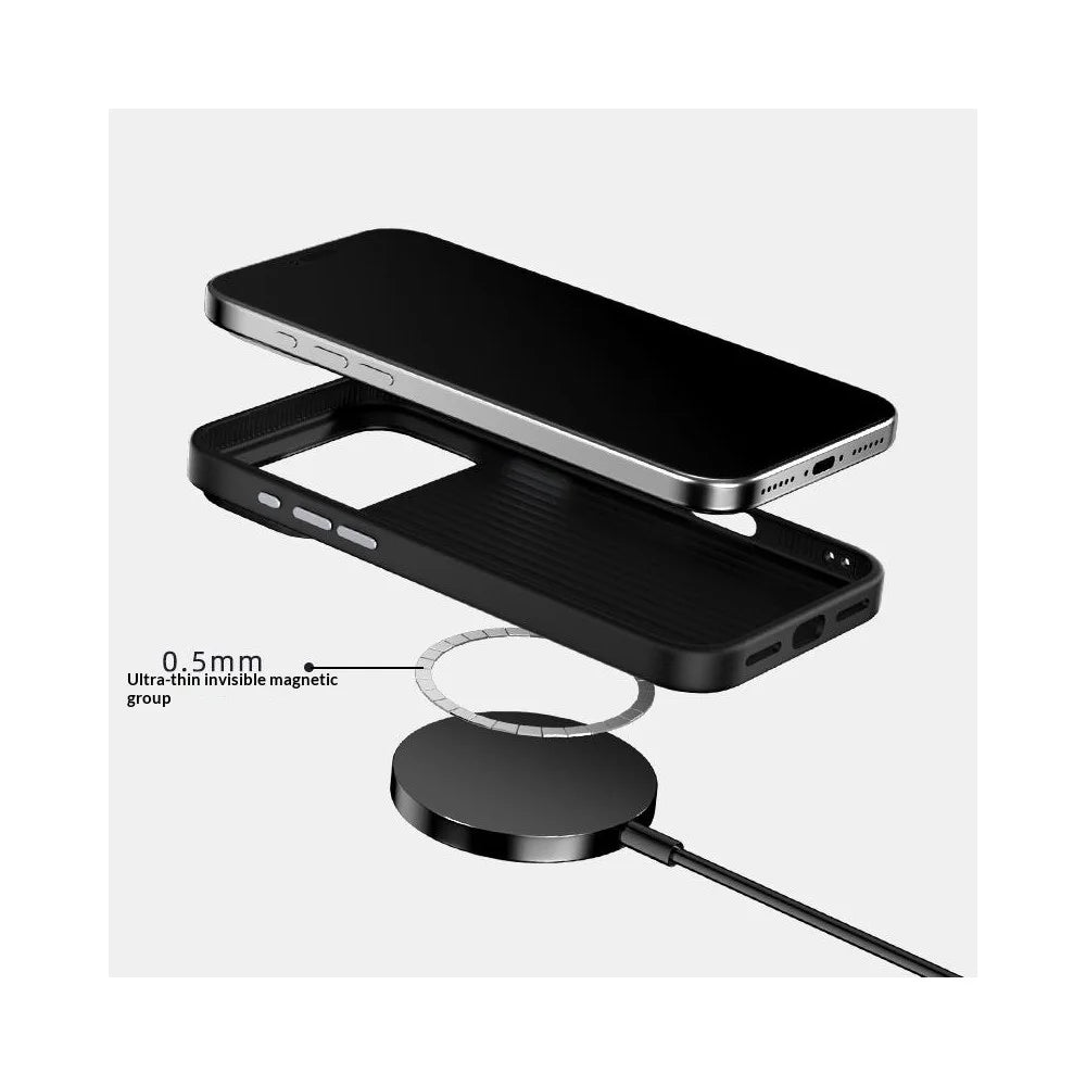 ABEEL For iPhone 18 Pro / 17 Pro Magnetic Case Ultra-thin 6D Printed Shockproof TPU PC Aluminum Alloy Leather Phone Cover - Guardian Model 2 No. 2 - 5