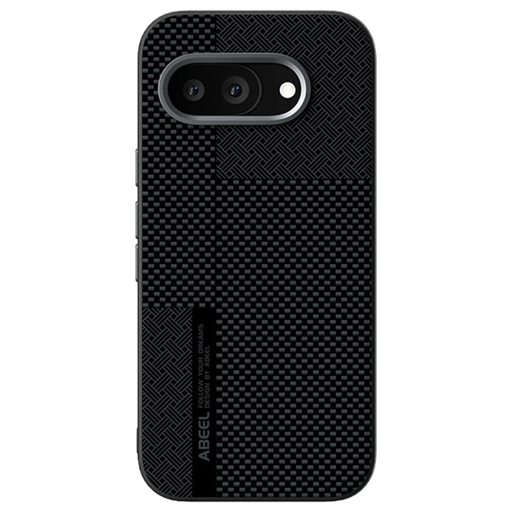 ABEEL For Google Pixel 9a Magnetic Case Ultra-thin 6D Printed Shockproof TPU PC Aluminum Alloy Leather Phone Cover - Guardian Model 2 No. 2 - 2