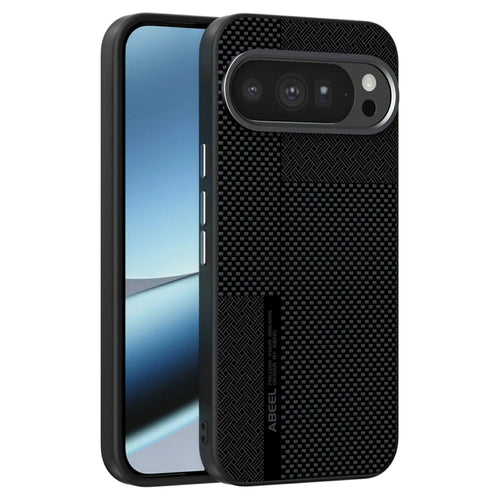 ABEEL For Google Pixel 10 Pro XL Magnetic Case Ultra-thin 6D Printed Shockproof TPU PC Aluminum Alloy Leather Phone Cover - Guardian Model 2 No. 2 - 1