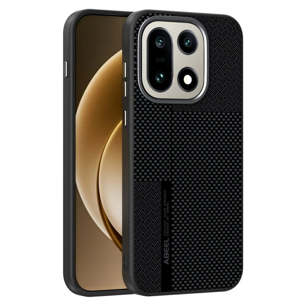 ABEEL For OnePlus 15 5G Magnetic Case Ultra-thin 6D Printed Shockproof TPU PC Aluminum Alloy Leather Phone Cover - Guardian Model 2 No. 2 - 1