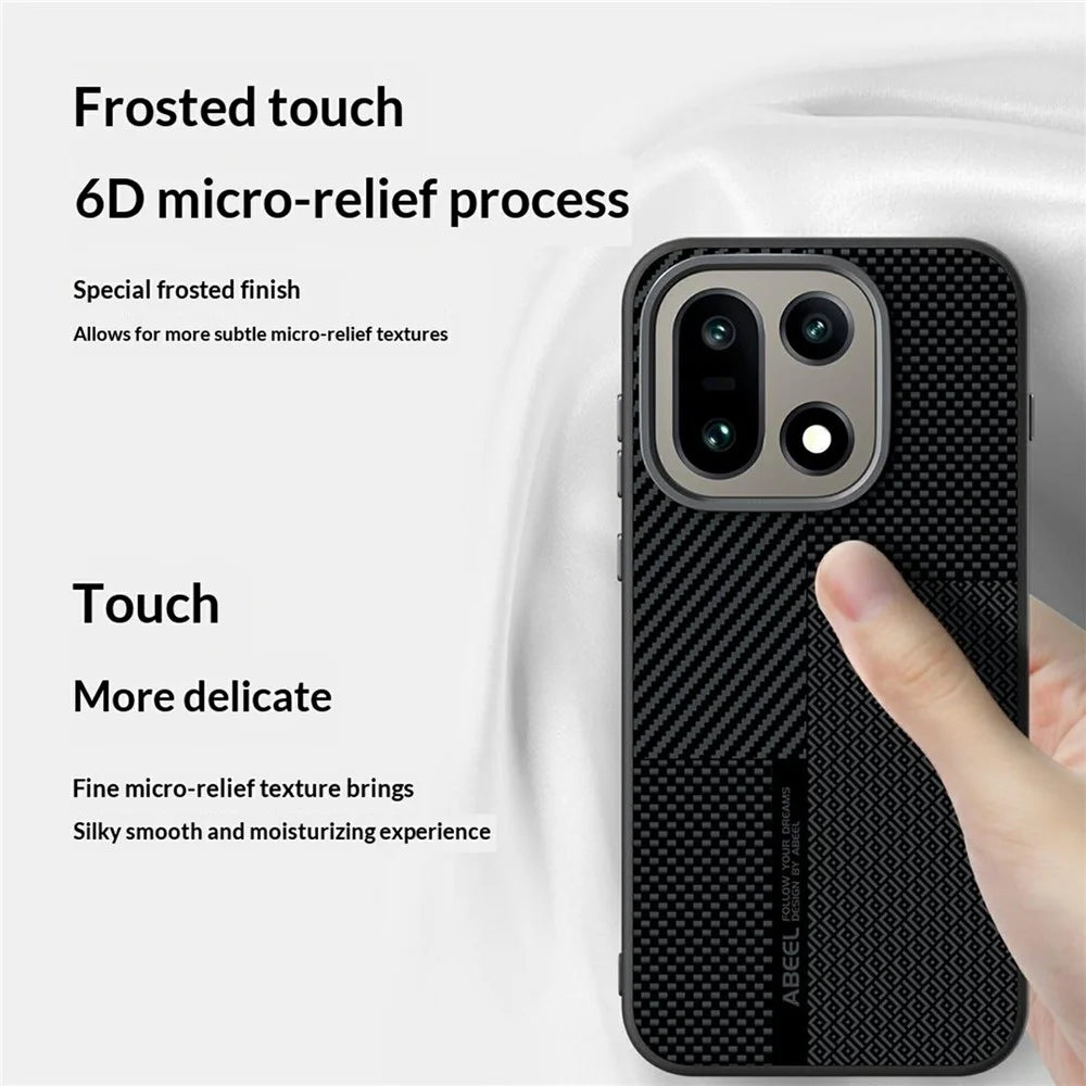 ABEEL For OnePlus 15 5G Magnetic Case Ultra-thin 6D Printed Shockproof TPU PC Aluminum Alloy Leather Phone Cover - Guardian Model 2 No. 2 - 4