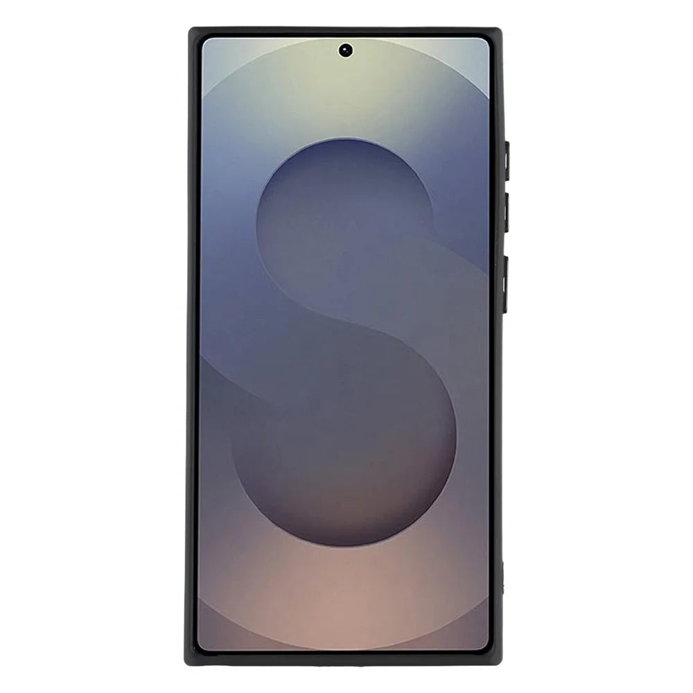 For Samsung Galaxy S26 Ultra Magnetic Case PC + TPU Matte Phone Cover with Glass Lens Film - Black - 2