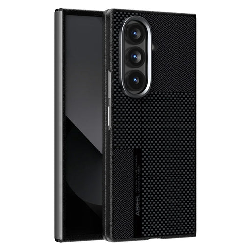 ABEEL For Samsung Galaxy Z Fold7 5G Magnetic Case Ultra-thin 6D Printed Shockproof TPU PC Aluminum Alloy Leather Phone Cover - Guardian Model 2 No. 2 - 1