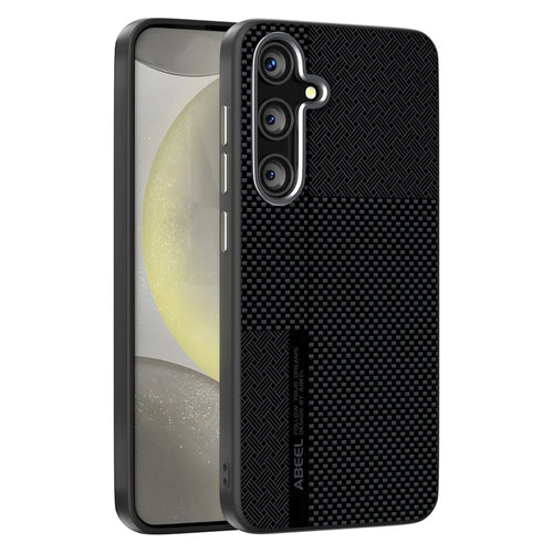 ABEEL For Samsung Galaxy S25 Magnetic Case Ultra-thin 6D Printed Shockproof TPU PC Aluminum Alloy Leather Phone Cover - Guardian Model 2 No. 2 - 1
