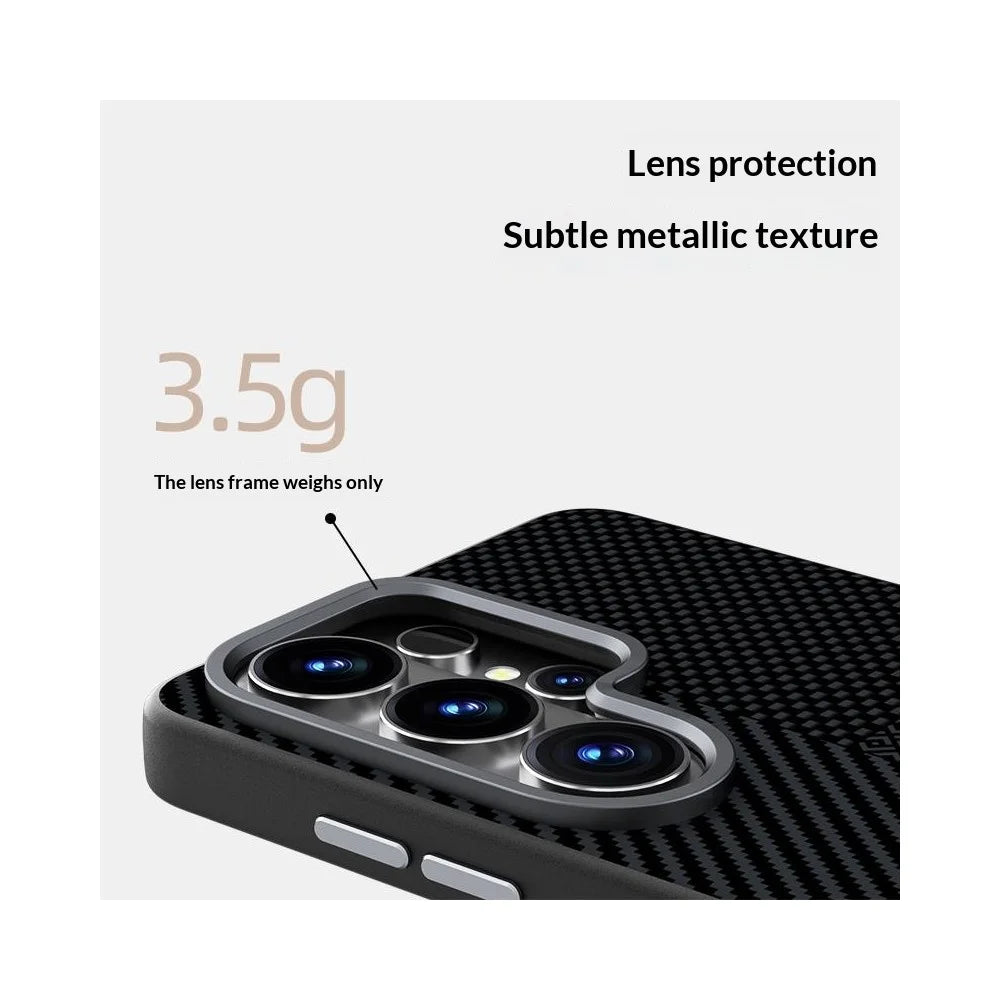 ABEEL For Samsung Galaxy S25 Ultra Magnetic Case Ultra-thin 6D Printed Shockproof TPU PC Aluminum Alloy Leather Phone Cover - Guardian Model 2 No. 2 - 5