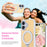 For iPhone 17 Magnetic Case Glitter Rotating Kickstand TPU Acrylic Shockproof Phone Cover - Orange - 2