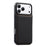 ESEBLE For iPhone 17 Pro Phone Case with Card Holder Vintage Textured PC + PU Leather Back Cover - Black - 1