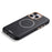 ESEBLE For iPhone 16 Pro Max Magnetic Case PU+TPU Litchi Pattern Back Cover Compatible with Magsafe - Black - 7