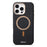 ESEBLE For iPhone 16 Pro Max Magnetic Case TPU + PU Leather Phone Cover - Black - 1
