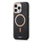 ESEBLE For iPhone 16 Pro Max Magnetic Case TPU + PU Leather Phone Cover - Black - 2