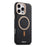 ESEBLE For iPhone 16 Pro Max Magnetic Case TPU + PU Leather Phone Cover - Black - 3