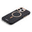 ESEBLE For iPhone 16 Pro Max Magnetic Case TPU + PU Leather Phone Cover - Black - 5