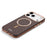 ESEBLE For iPhone 17 Pro Max Magnetic Case TPU + PU Leather Phone Cover Compatible with Magsafe - Dark Brown - 6