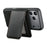 ESEBLE For iPhone 17 Pro Max Magnetic Case RFID Blocking TPU+PU Leather Phone Cover with Detachable Card Holder - Black - 3