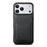 ESEBLE For iPhone 17 Pro Max Magnetic Case RFID Blocking TPU+PU Leather Phone Cover with Detachable Card Holder - Black - 5