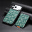 ESEBLE For iPhone 17 Pro Max Magnetic Case RFID Blocking Detachable Card Holder Stand Phone Cover Compatible With MagSafe - Green - 7