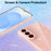 For Samsung Galaxy S26 Magnetic Case Glitter TPU Shockproof Phone Cover with Lanyard - Pink - 3