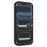 For iPhone 17 Pro Max Case Carbon Fiber Texture PU TPU Drop-proof Phone Back Cover with Non-Magnetic Metal Ring - Black - 3