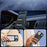 For iPhone 17 Pro Max Case Carbon Fiber Texture PU TPU Drop-proof Phone Back Cover with Non-Magnetic Metal Ring - Black - 7