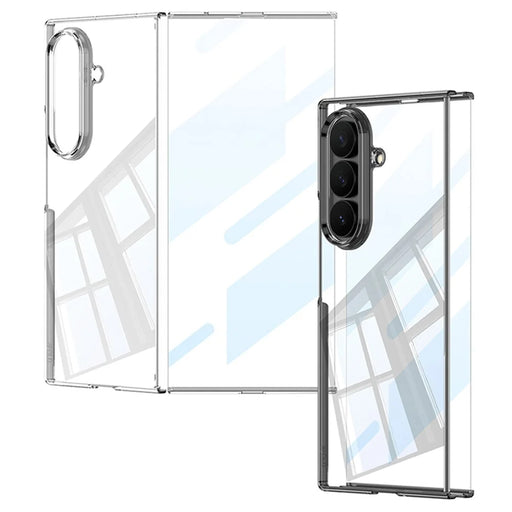 GKK For Samsung Galaxy Z TriFold 5G Case Transparent PC Phone Cover with Tempered Glass Film - Transparent - 2