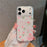 For iPhone 17 Pro Max TPU Case 2.5mm Glitter Epoxy Flower Pattern  Phone Back Cover - Tulip - 2