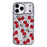 For iPhone 17 Pro Max Magnetic Case Compatible with MagSafe TPU + PC Bow Flower Phone Cover - Red Cherry - 1